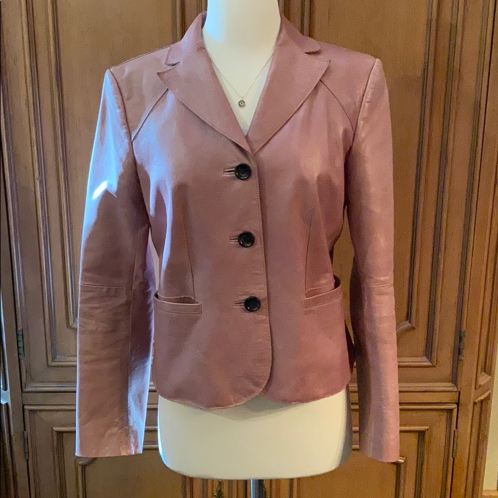 Leather Blazer